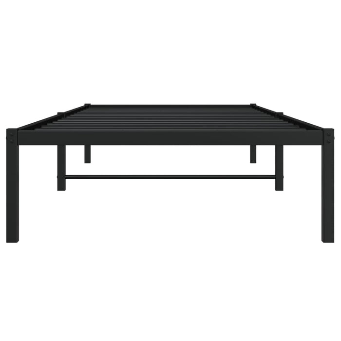 Cadru pat metalic, negru, 90x190 cm - WALTI WALTI