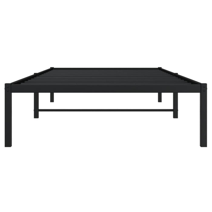 Cadru pat metalic, negru, 100x200 cm - WALTI WALTI