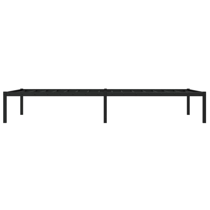 Cadru pat metalic, negru, 100x200 cm - WALTI WALTI