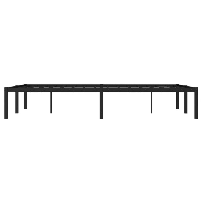 Cadru pat metalic, negru, 120x190 cm - WALTI WALTI