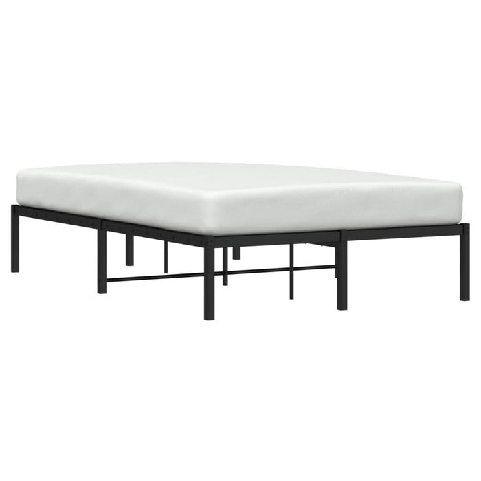 Cadru pat metalic, negru, 120x200 cm - WALTI WALTI