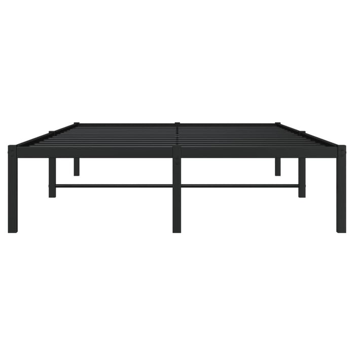 Cadru pat metalic, negru, 120x200 cm - WALTI WALTI