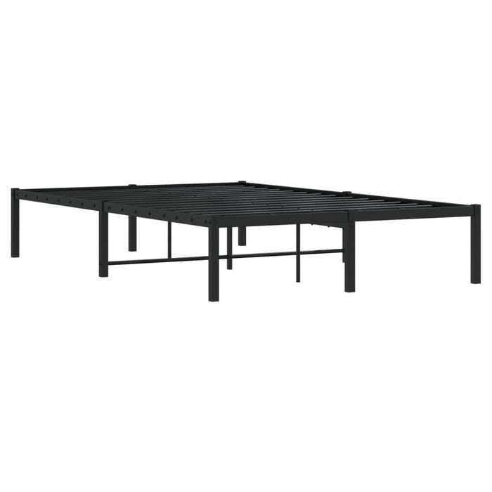 Cadru pat metalic, negru, 120x200 cm - WALTI WALTI
