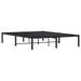 Cadru pat metalic, negru, 135x190 cm - WALTI WALTI