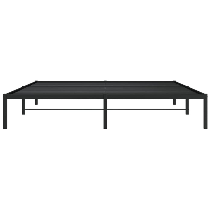 Cadru pat metalic, negru, 180x200 cm - WALTI WALTI