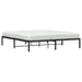 Cadru pat metalic, negru, 183x213 cm - WALTI WALTI