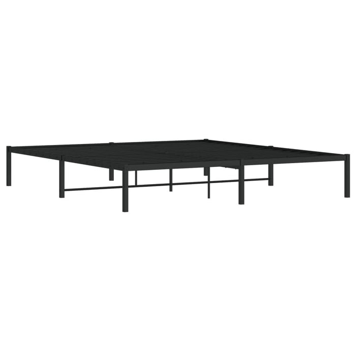 Cadru pat metalic, negru, 183x213 cm - WALTI WALTI