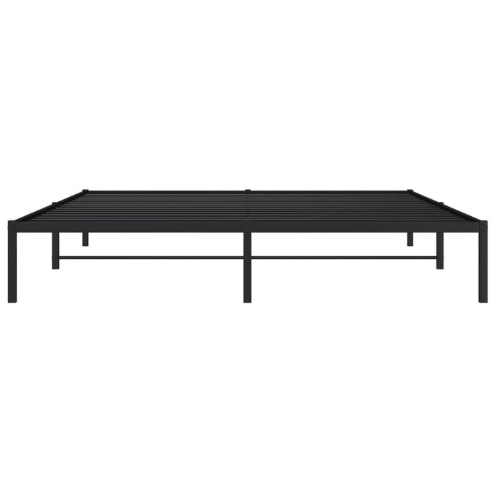 Cadru pat metalic, negru, 183x213 cm - WALTI WALTI