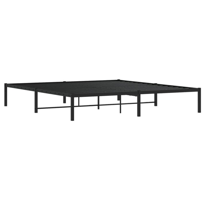 Cadru pat metalic, negru, 183x213 cm - WALTI WALTI