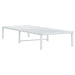 Cadru pat metalic, alb, 75x190 cm - WALTI WALTI