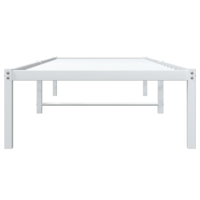 Cadru pat metalic, alb, 75x190 cm - WALTI WALTI