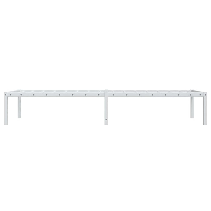 Cadru pat metalic, alb, 75x190 cm - WALTI WALTI
