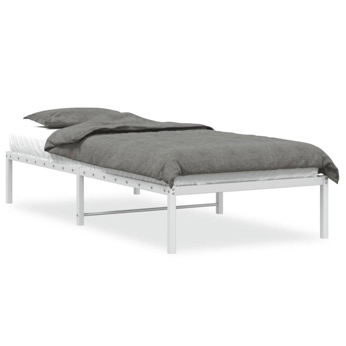 Cadru pat metalic, alb, 90x190 cm - WALTI WALTI