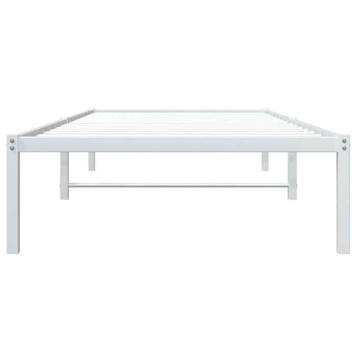 Cadru pat metalic, alb, 90x190 cm - WALTI WALTI