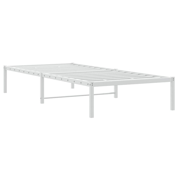 Cadru pat metalic, alb, 90x190 cm - WALTI WALTI