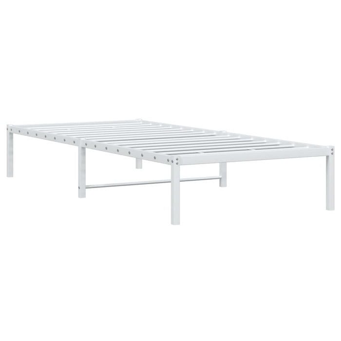 Cadru pat metalic, alb, 90x200 cm - WALTI WALTI