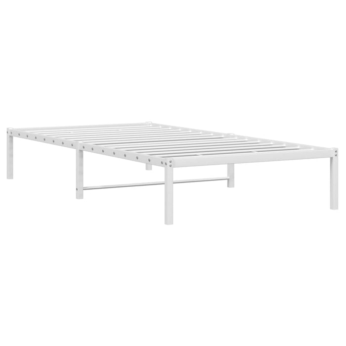 Cadru pat metalic, alb, 100x190 cm - WALTI WALTI
