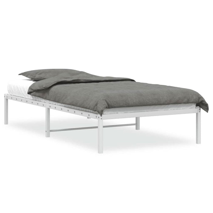 Cadru pat metalic, alb, 107x203 cm - WALTI WALTI