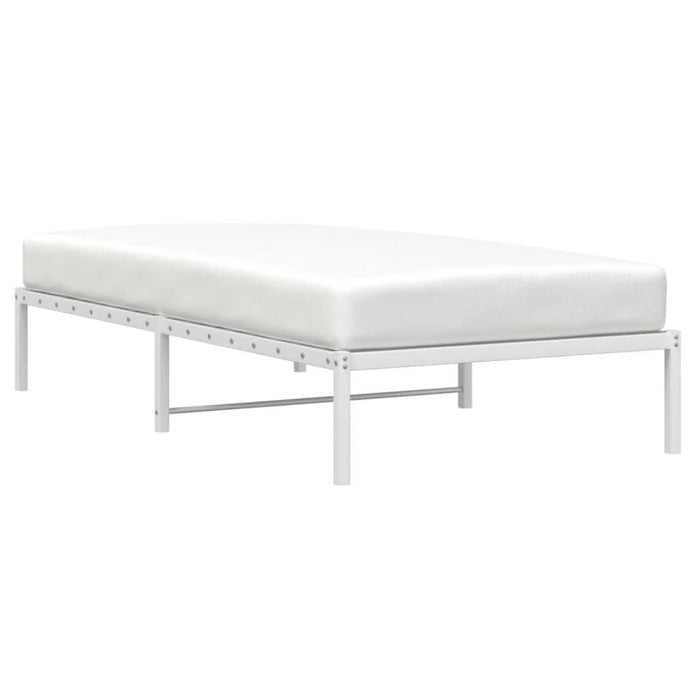 Cadru pat metalic, alb, 107x203 cm - WALTI WALTI