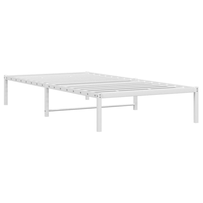 Cadru pat metalic, alb, 107x203 cm - WALTI WALTI