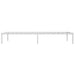 Cadru pat metalic, alb, 107x203 cm - WALTI WALTI
