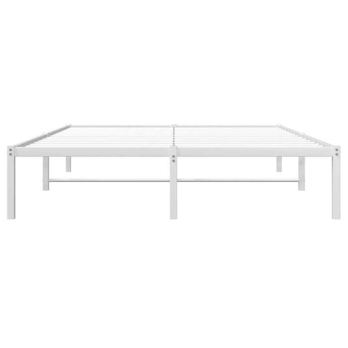 Cadru pat metalic, alb, 140x200 cm - WALTI WALTI