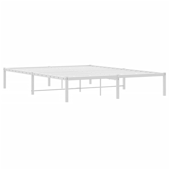 Cadru pat metalic, alb, 160x200 cm - WALTI WALTI