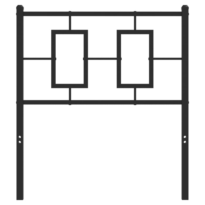 Tăblie de pat metalică, negru, 75 cm - WALTI WALTI