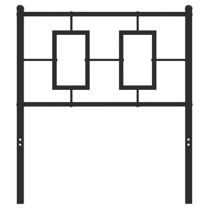 Tăblie de pat metalică, negru, 80 cm - WALTI WALTI