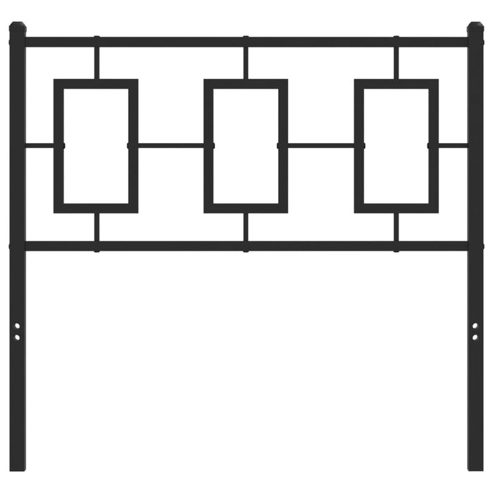 Tăblie de pat metalică, negru, 90 cm - WALTI WALTI