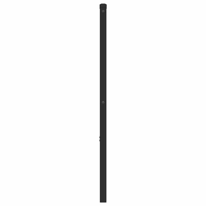 Tăblie de pat de schimb metalică, negru, 193 cm WALTI