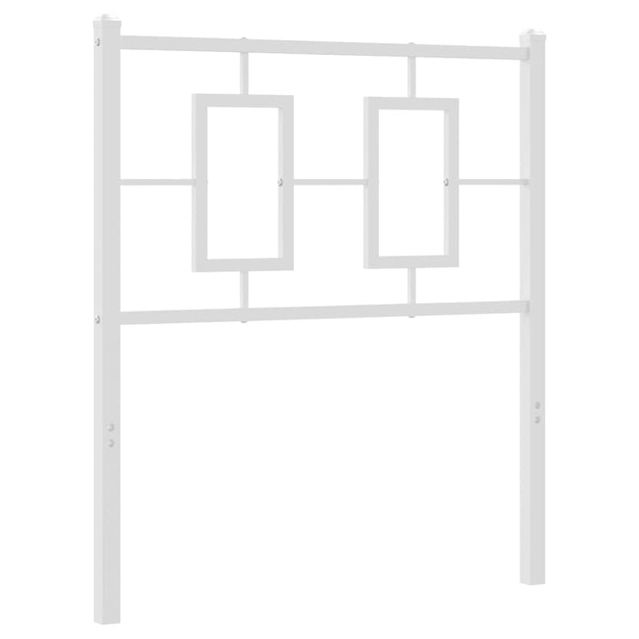 Tăblie de pat de schimb metalică, alb, 75 cm WALTI