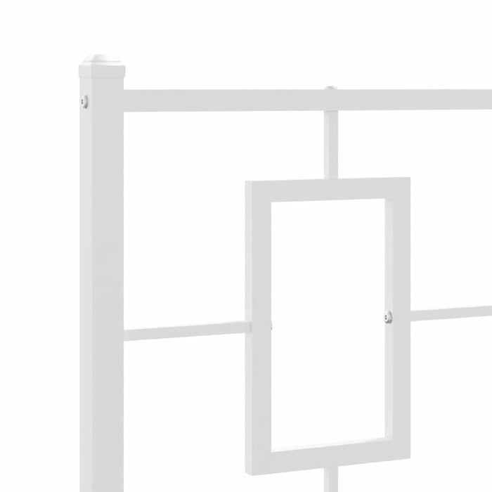 Tăblie de pat de schimb metalică, alb, 75 cm WALTI