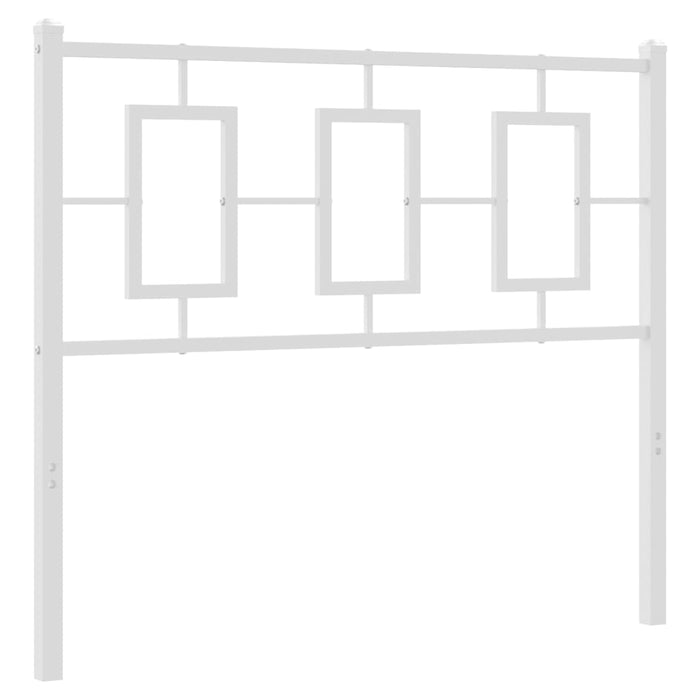 Tăblie de pat metalică, alb, 100 cm - WALTI WALTI