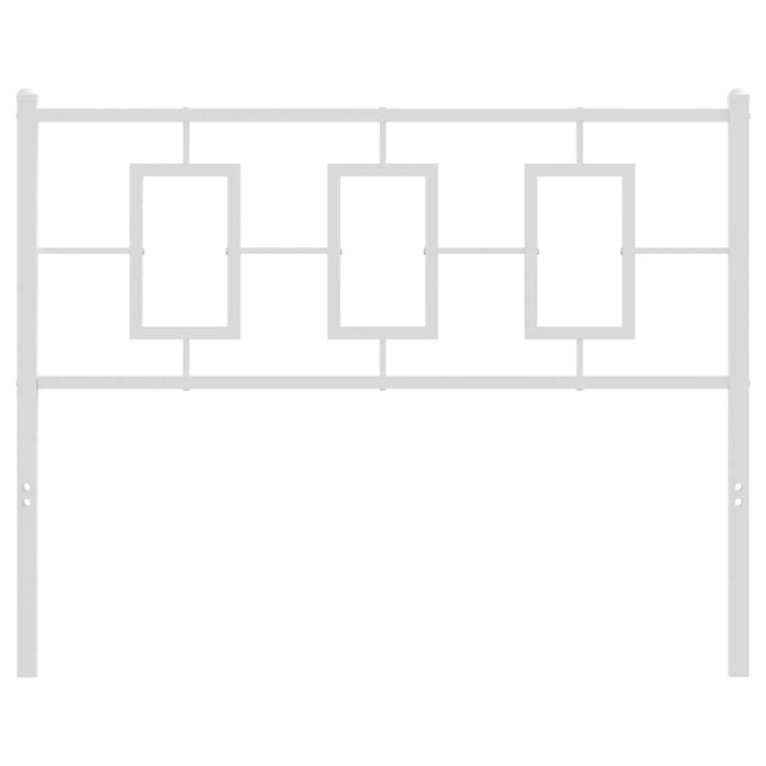 Tăblie de pat metalică, alb, 107 cm - WALTI WALTI