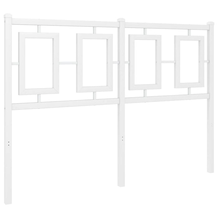 Tăblie de pat metalică, alb, 120 cm - WALTI WALTI