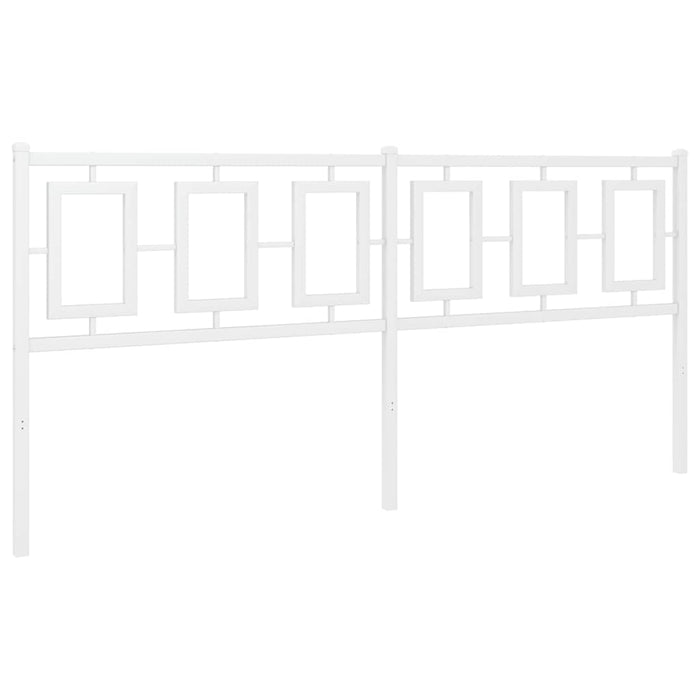 Tăblie de pat de schimb metalică, alb, 180 cm WALTI