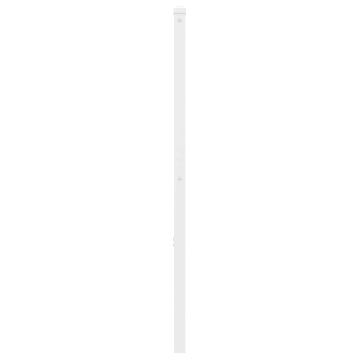 Tăblie de pat de schimb metalică, alb, 180 cm WALTI