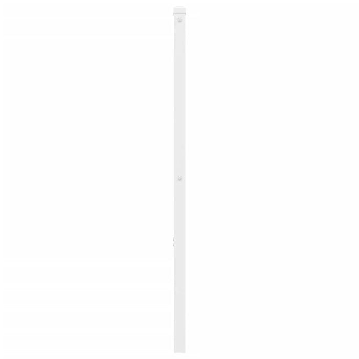 Tăblie de pat metalică, alb, 200 cm - WALTI WALTI