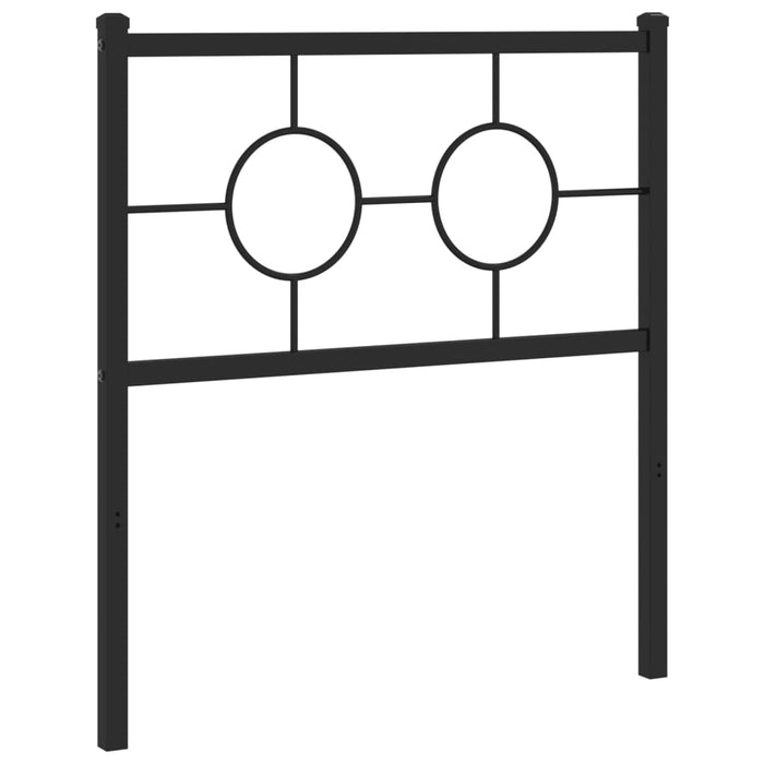 Tăblie de pat de schimb metalică, negru, 75 cm - WALTI WALTI