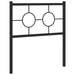 Tăblie de pat de schimb metalică, negru, 75 cm - WALTI WALTI
