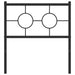 Tăblie de pat de schimb metalică, negru, 75 cm - WALTI WALTI