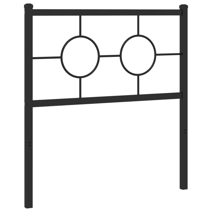 Tăblie de pat de schimb metalică, negru, 75 cm - WALTI WALTI