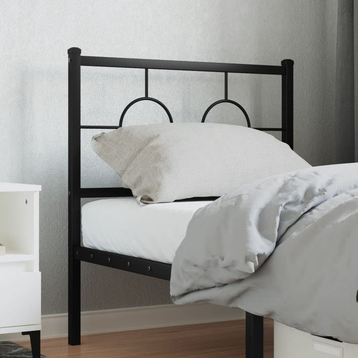 Tăblie de pat de schimb metalică, negru, 75 cm - WALTI WALTI