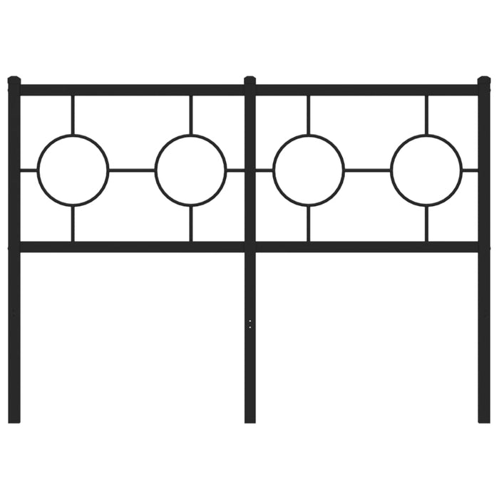 Tăblie de pat de schimb metalică, negru, 120 cm - WALTI WALTI