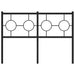 Tăblie de pat de schimb metalică, negru, 120 cm - WALTI WALTI