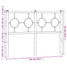 Tăblie de pat de schimb metalică, negru, 120 cm - WALTI WALTI