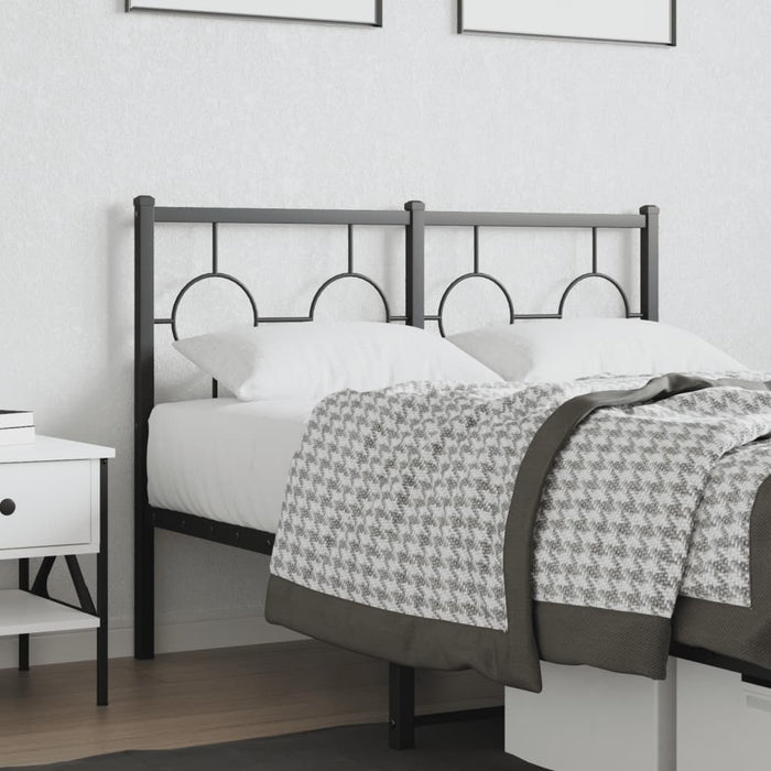 Tăblie de pat de schimb metalică, negru, 120 cm - WALTI WALTI