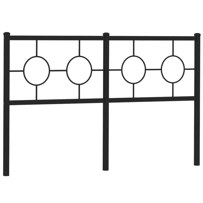 Tăblie de pat de schimb metalică, negru, 150 cm WALTI