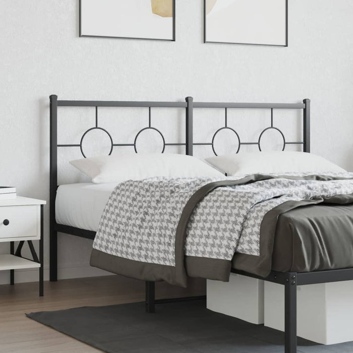 Tăblie de pat de schimb metalică, negru, 150 cm WALTI